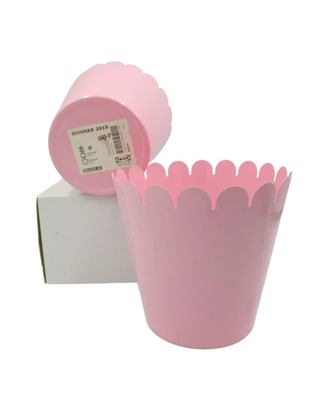2 IKEA Sommar 2019 Plant Pot Pink NWT RARE RETIRED Farmhouse Cottage Girly